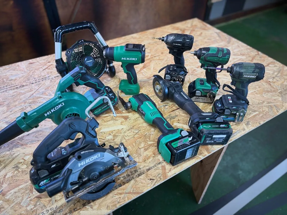 愛用してる相棒の電動工具達